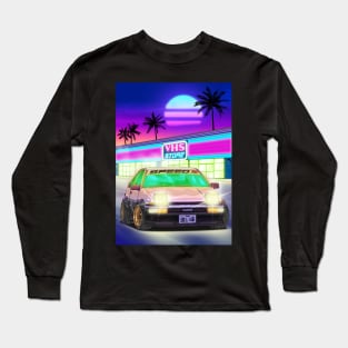 Toyota Trueno (AE86) 1986 Retrowave Long Sleeve T-Shirt